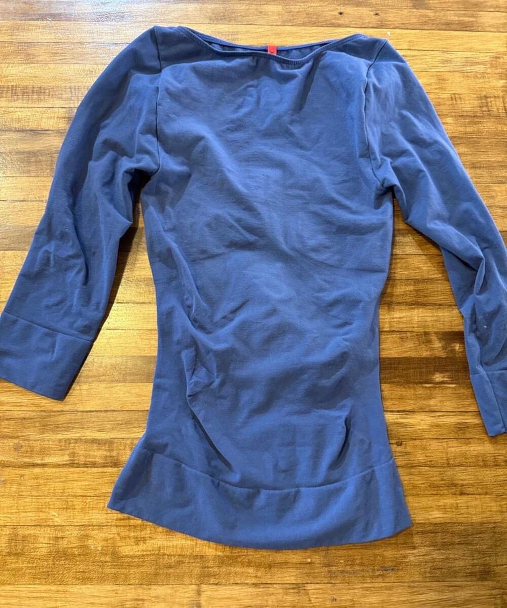 Spanx Oh Top And In Control Long Sleeve Shirt M (t)